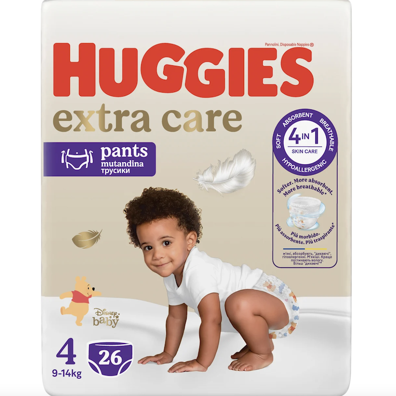 德国直邮Huggies Extra Care特护婴儿拉拉裤 宝宝纸尿裤 柔软透气