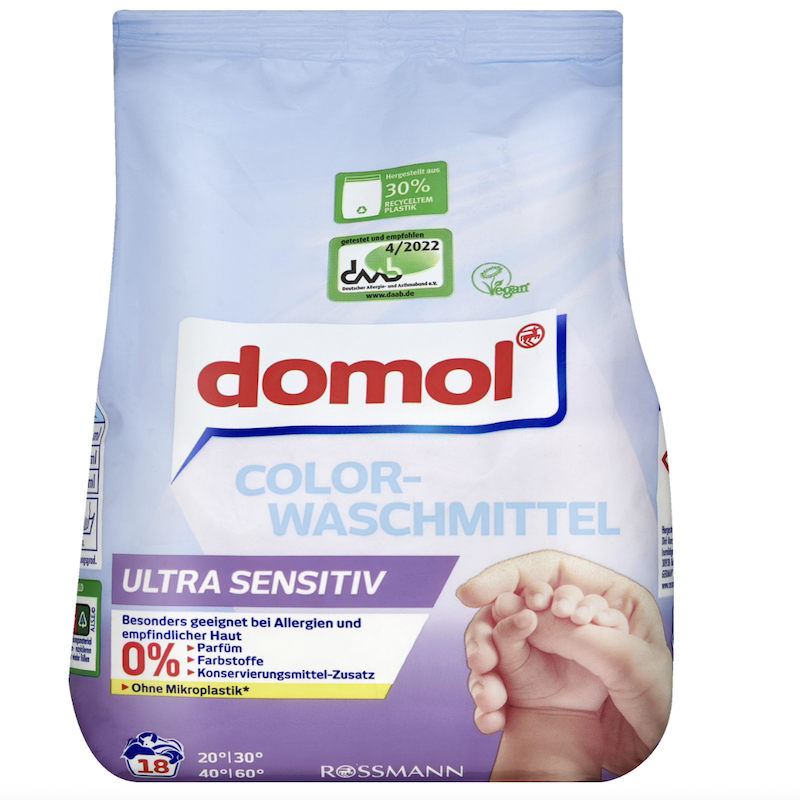 德国直邮domol有机全效护色洗衣粉 新生儿使用温和 准妈妈婴儿