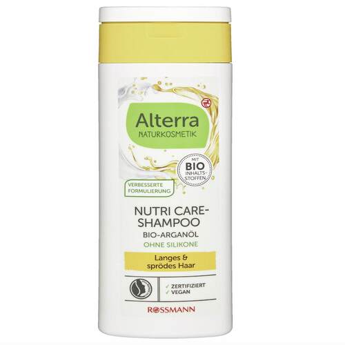 德国直邮 原装Alterra有机摩洛哥坚果油滋养脆弱头发洗发水200ml