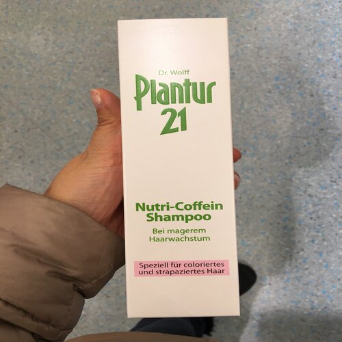 德国直邮 Dr. Wolff Plantur21植物咖啡因洗发水 染烫修护 250ml