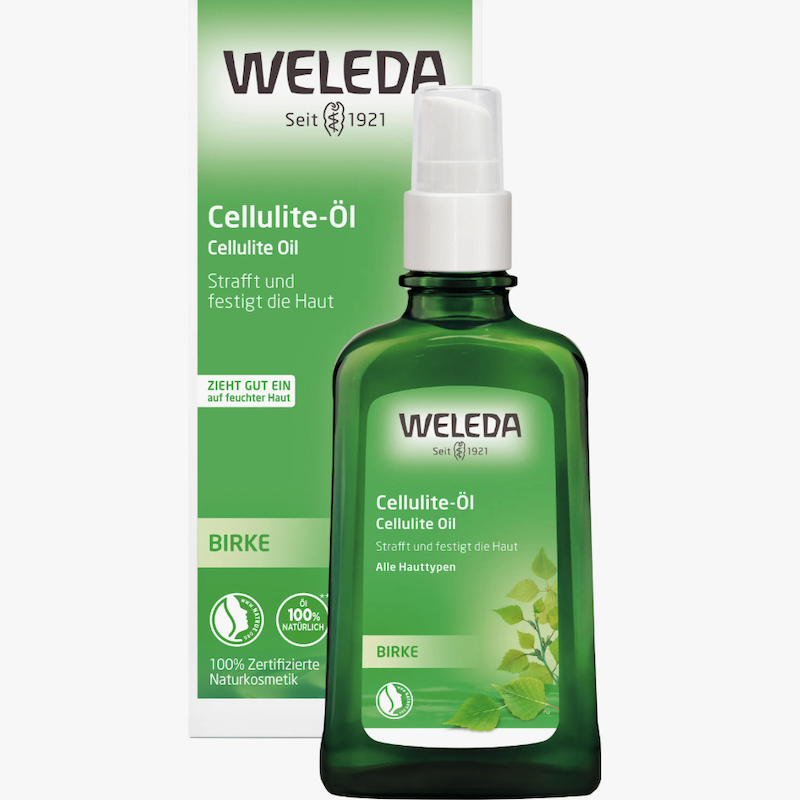 德国直邮 WELEDA 维蕾德天然桦木纤体按摩精油 减少橘皮 平滑紧实