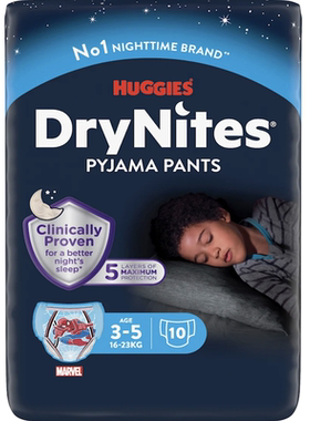 德国直邮 DryNites Pyjama Pants男大童拉拉裤儿童纸尿裤夜用透气