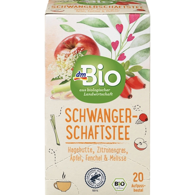 德国直邮 dmBio 有机天然孕期植物草本茶 舒缓孕妇女性日常护理