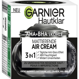 德国直邮 Garnier AHA BHA烟酰胺活性炭控油清爽保湿啫喱凝胶面霜