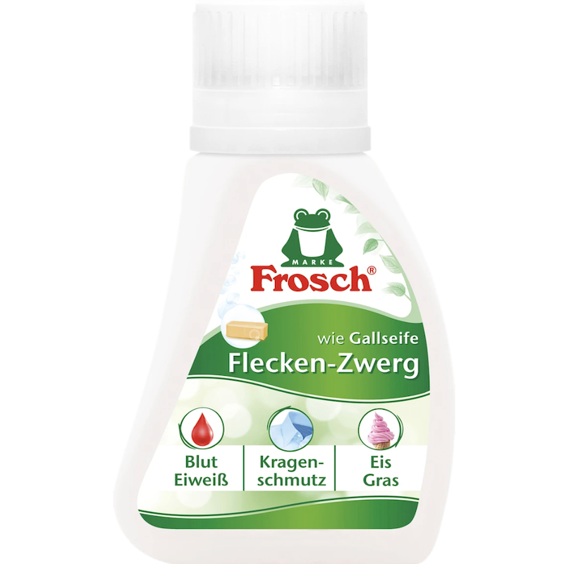 德国直邮 Frosch洗衣液衣领净白色衣物除渍强力去污渍血渍喷雾