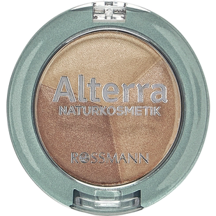 德国直邮Alterra天然有机石榴籽精华荷荷巴油3色眼影盘眼影膏孕妇