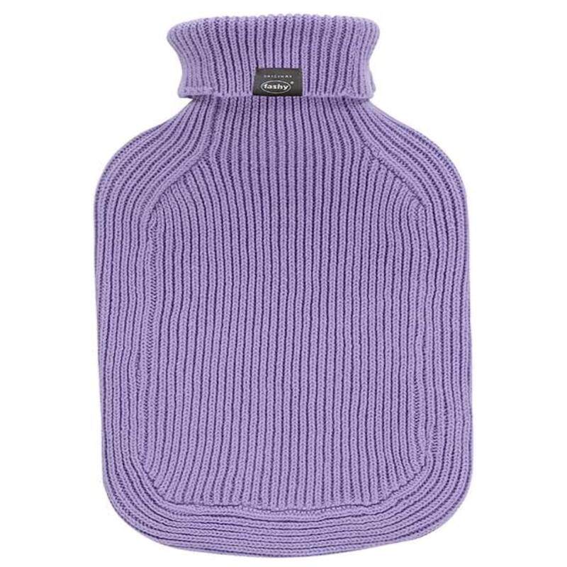 德国直邮Fashy Turtleneck Knitted 100%纯棉毛线针织热水袋暖手