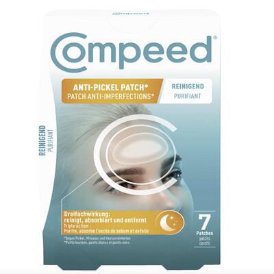 德国直邮 Compeed改善闭口贴片 去黑头瑕疵 肌肤光滑干净T字区7片