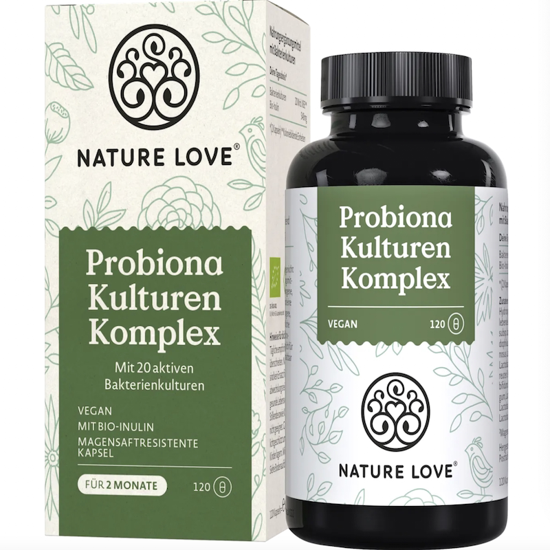 德国直邮 Nature Love自然之爱益生菌胶囊 20种益生菌 支持肠胃