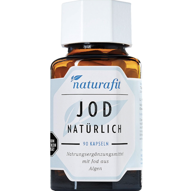 德国直邮 naturafit Jod naturlich 天然有机生物海藻胶囊