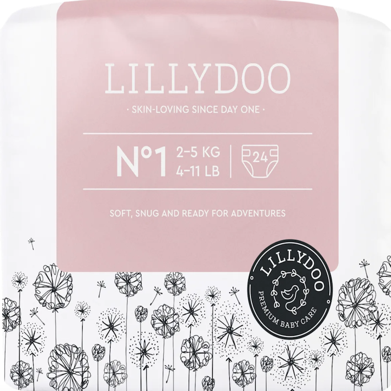德国直邮LILLYDOO新生婴儿尿不湿 宝宝纸尿片  柔软透气 不易侧漏