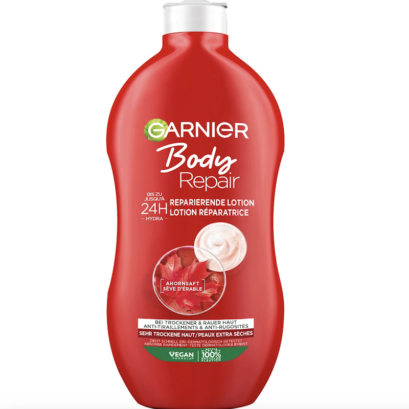 德国超市直邮卡尼尔Garnier芦荟芒果身体乳液 滋润密集护理400ml