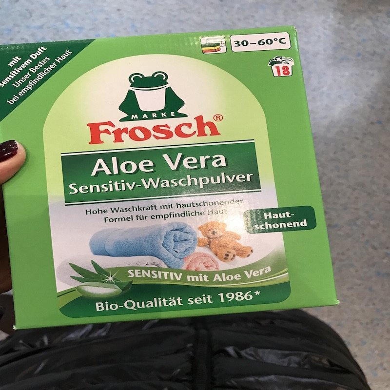 德国超市直邮 Frosch家用全效洗衣粉无荧光 温和不伤手