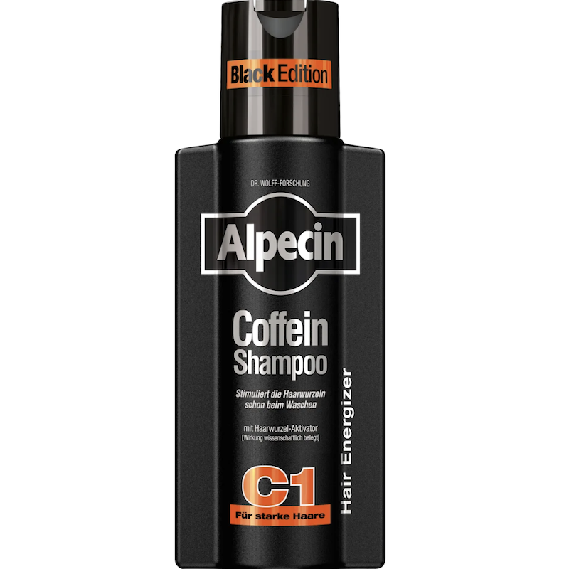 德国直邮 Alpecin咖啡因C1止痒去屑洗发水减少白发250ml 无硅油