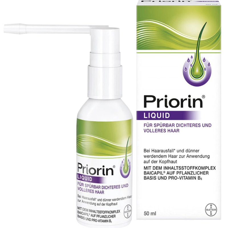 德国药房直邮 Priorin防断生发液喷雾增发密发头皮毛囊营养液50ml