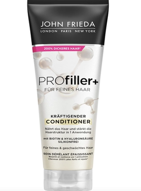 德国直邮 John Frieda强韧防掉发 抚平毛糙 柔顺丰盈 控油 护发素