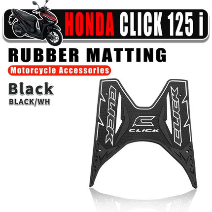 适用HondaCLICK125iV1V2踏板摩托车防滑脚踏垫工厂批发乳胶防滑