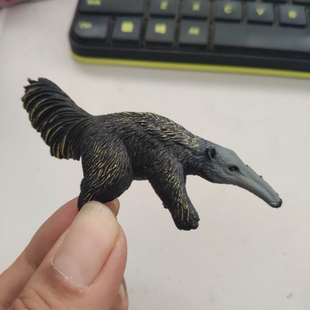 仿真野生动物玩具大食蚁兽模型儿童认知动物长约16厘米