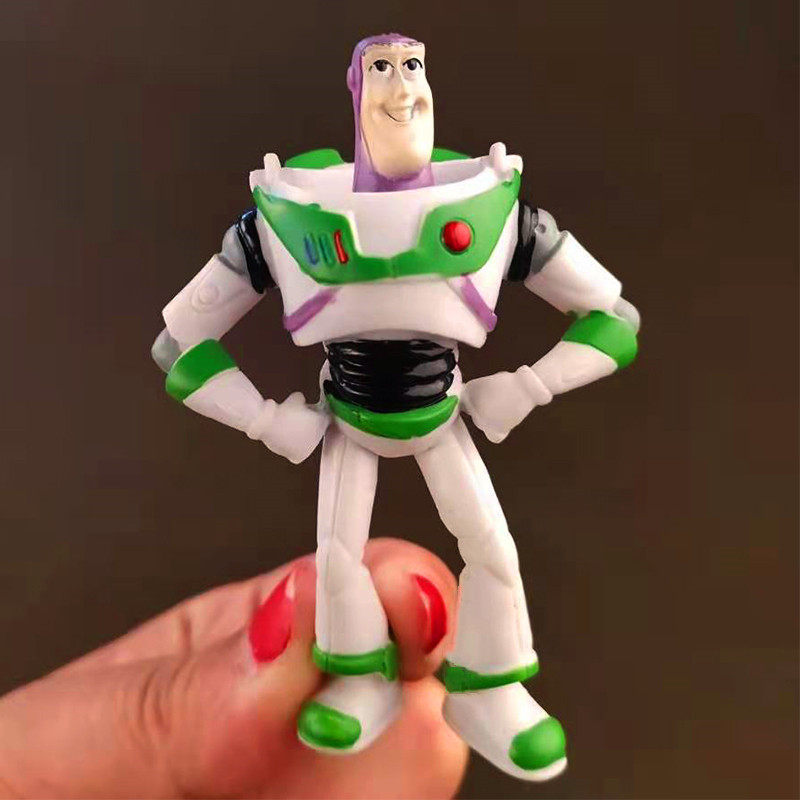 正版散货迪士尼玩具总动员巴斯光年翠丝公仔摆件雕像收藏小模型