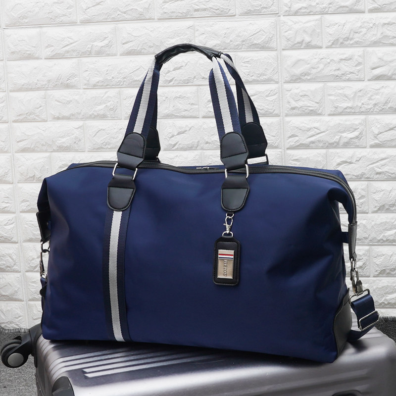 男士手提旅行包简约旅游包大容量可折叠行李包男旅行袋休闲健身包