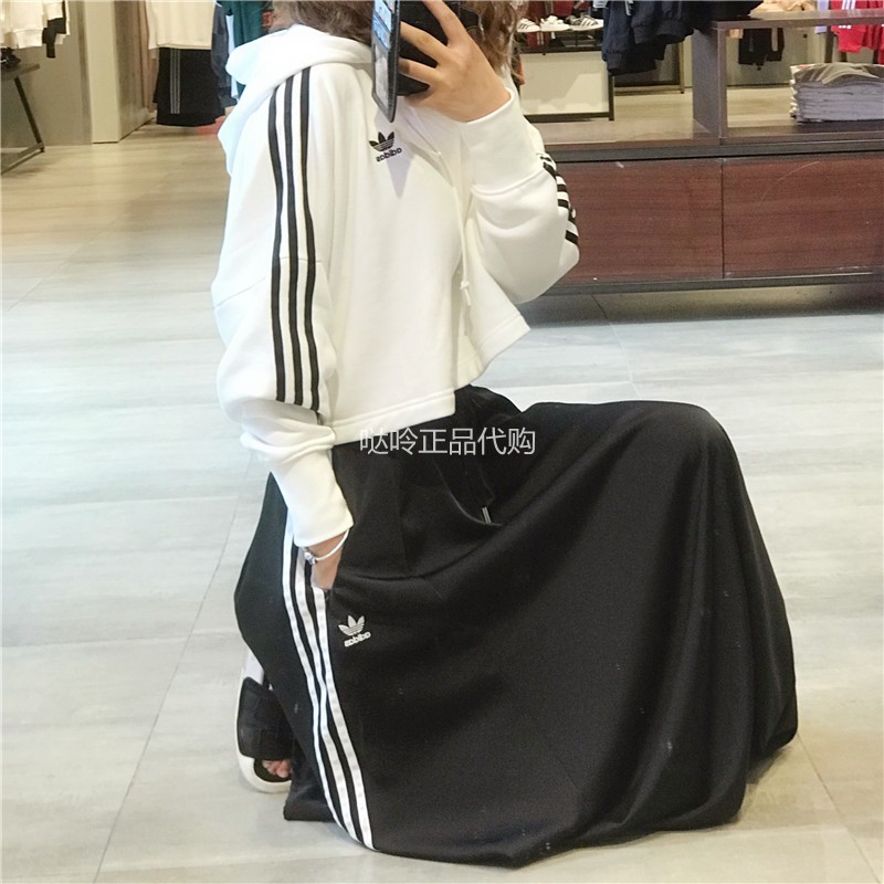 adidas三叶草专柜正品女宽松卫衣