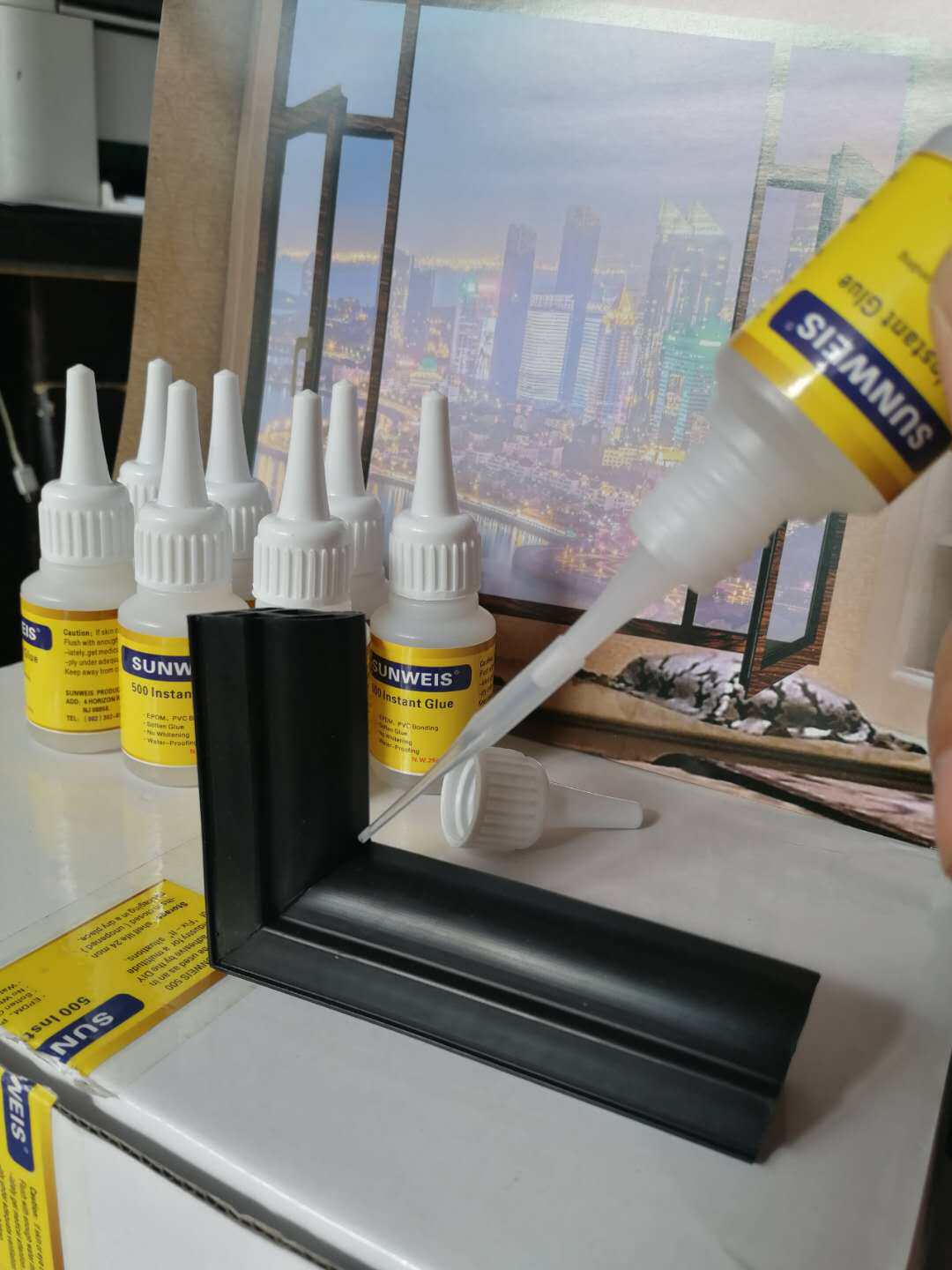 圣威斯500胶水汽车密封条门窗胶条橡胶粘合剂三元乙丙专用胶水