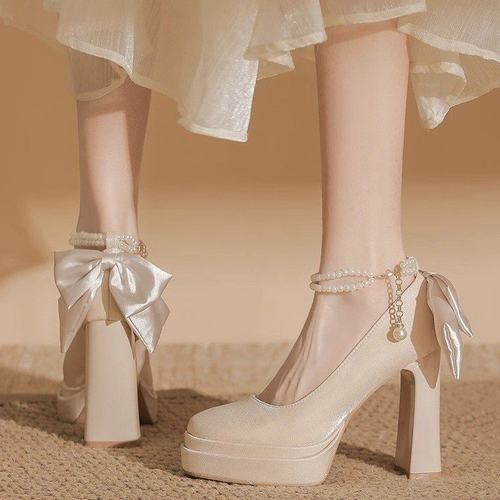 高级感18岁成人礼高跟鞋生日礼物送闺蜜朋友公主水晶鞋成年礼单鞋