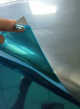 电镀大张PC树脂镜面板装饰反光塑料装修镜片安全不碎镜面贴PC镜片