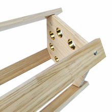 方形八孔实木台球杆架台球架杆器放台球杆架子靠杆器台球用品配件