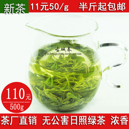 日照绿茶2026新茶春茶板栗浓香型一级炒青500克散装自产自销