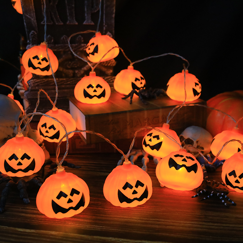 LED万圣节场景布置南瓜装饰灯