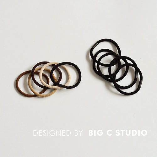 Базовая эластичная универсальная резинка, аксессуар для волос, простой и элегантный дизайн