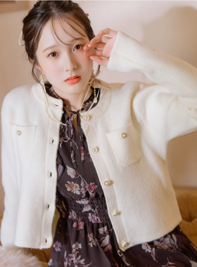 日单WILLS***10N纯原2025秋冬新款优雅气质甜美百搭针织开衫