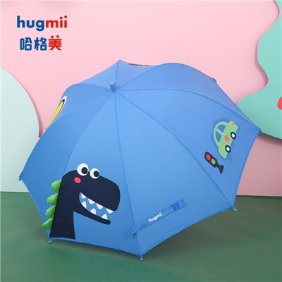 hugmii儿童变色安全卡通雨伞
