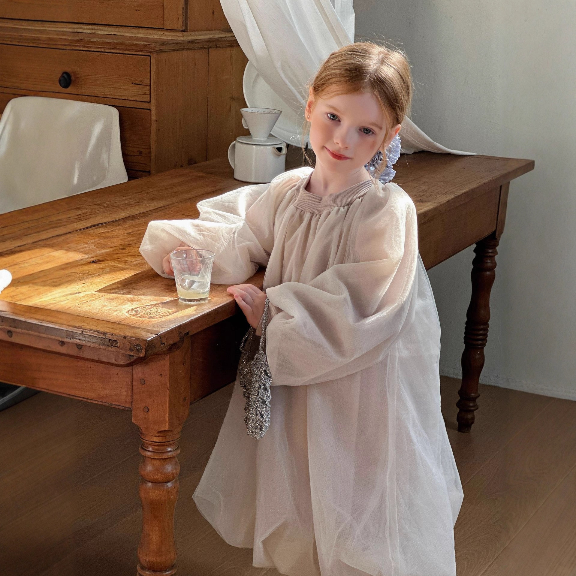 女童长袖连衣裙2025春秋新款