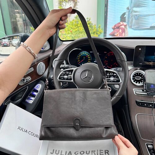 JULIACOURIER女包简约轻奢腋下包包2025新款大容量单肩斜挎包通勤