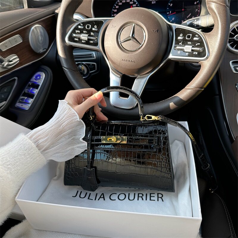 JULIA COURIER小众mini二代金扣凯莉包包女2025新款潮单肩斜挎包,运动包/户外包/配件,挎包/拎包/休闲包,淘宝优惠券,粉丝福利购,淘宝优惠卷