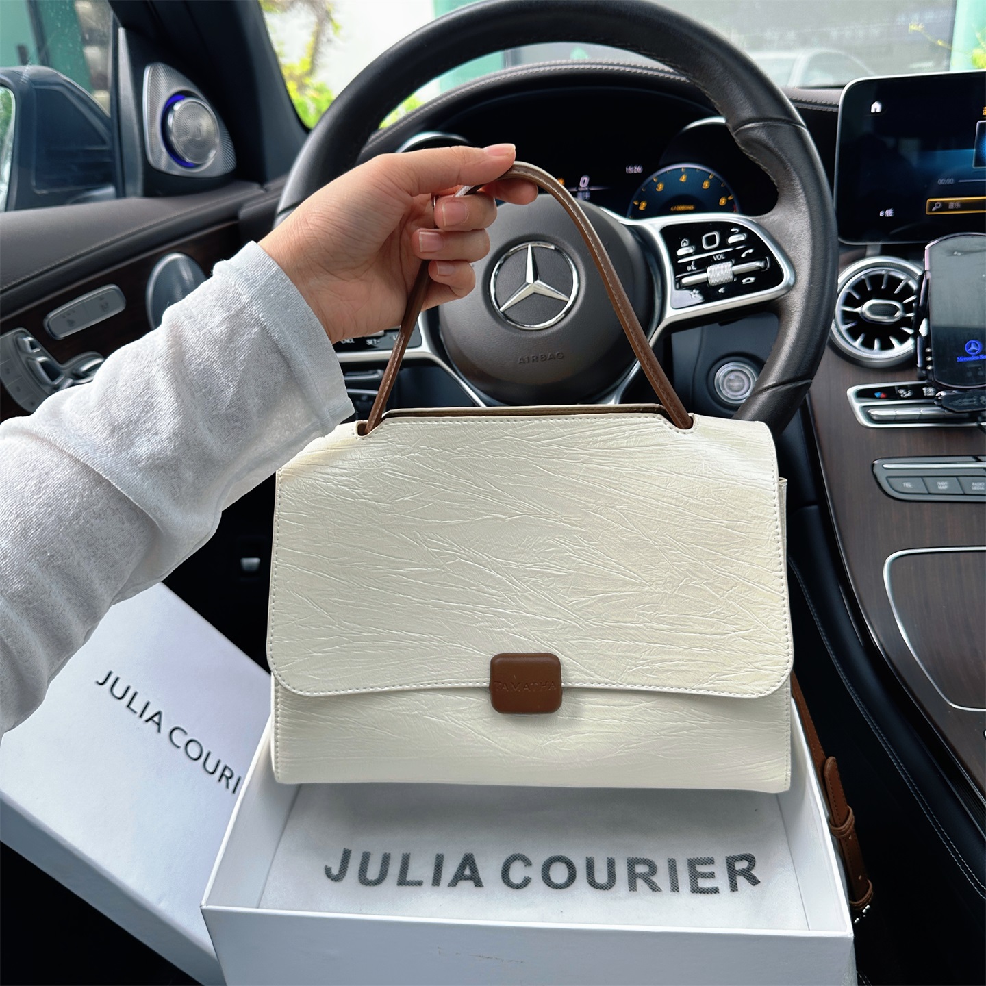 JULIA COURIER女包小个子软皮腋下包包女2025新款气质通勤单肩包