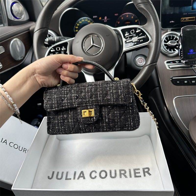 JULIA COURIER女包小香风轻奢小方包包女2025新款单肩斜挎手提包,运动包/户外包/配件,挎包/拎包/休闲包,淘宝优惠券,粉丝福利购,淘宝优惠卷