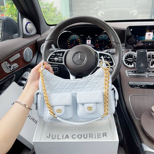 JULIA COURIER女包菱格链条腋下包包女2026新款高级感单肩斜挎包