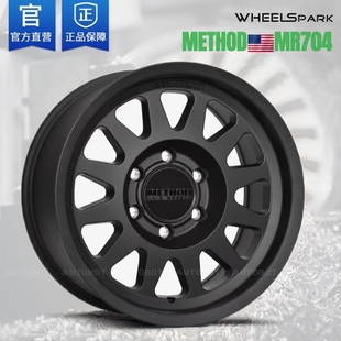美国麦森METHOD越野轮毂MR704牧马人内防脱17寸新坦途猛禽坦克300