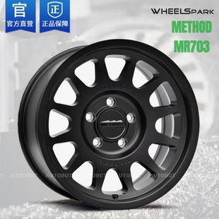 美国METHOD麦森17寸内防脱轮毂MR703牧马人猛禽ranger普拉多烈马