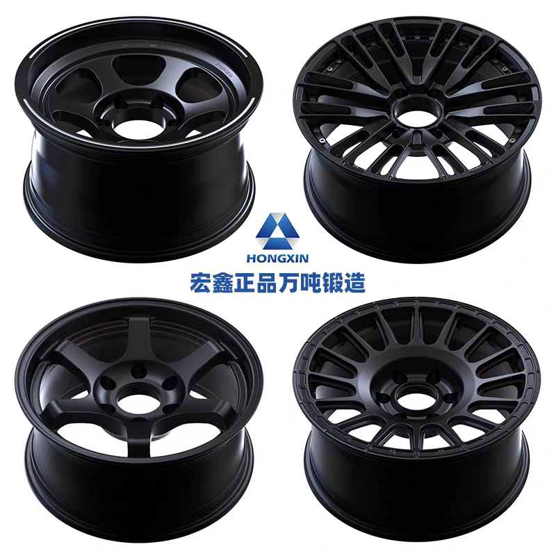 宏鑫锻造轮毂适用宝马奔驰奥迪路虎保时捷19 20 21 22寸改装定制