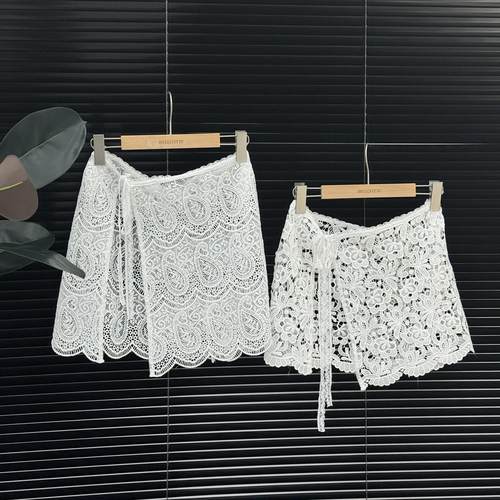 2024秋冬蕾丝屁帘半身裙