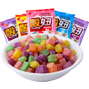酸妞软糖310g怀旧8090后校园小时候零食儿时童年回忆qq糖果食品