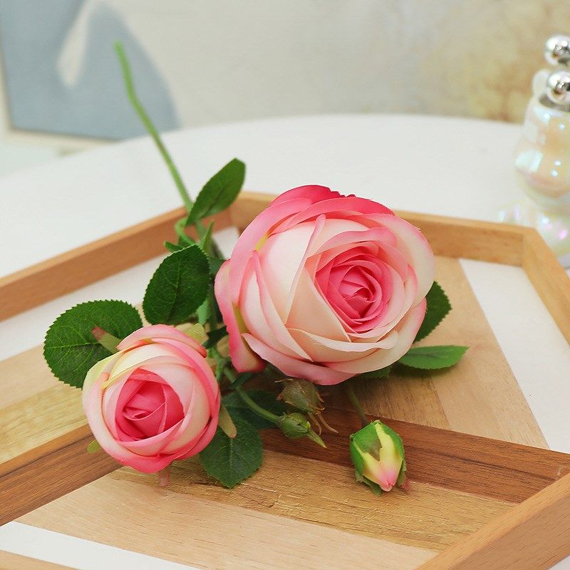 绢花花艺餐桌装饰假花 湿感室内客厅摆放花卉床头玫瑰花束仿真花,家居饰品,仿真花/假花,淘宝优惠券,粉丝福利购,淘宝优惠卷