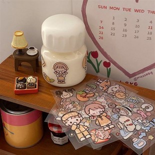 学生便携迷高硼硅你摇摇杯可爱胖胖杯玻璃水杯燕麦分装牛奶杯