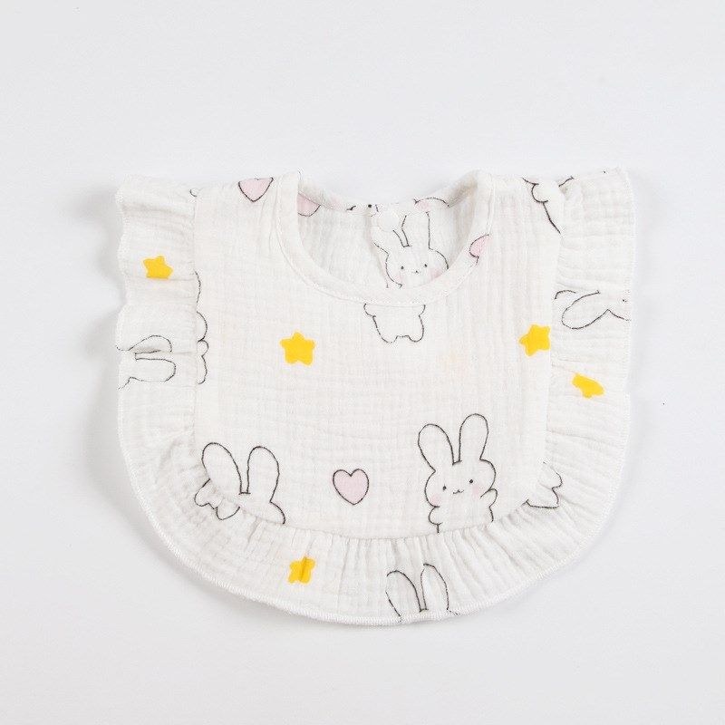 宝宝花边口水巾婴儿围兜荷叶边装饰领子纱布新生儿口水巾围嘴,婴童用品,口水巾,淘宝优惠券,粉丝福利购,淘宝优惠卷