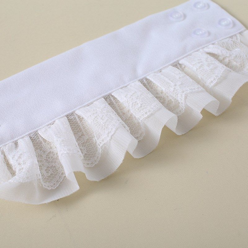 韩版春假袖套唯美蕾丝双层雪纺饰品黑白色袖口百搭毛衣文艺09,服饰配件/皮带/帽子/围巾,防晒袖套,淘宝优惠券,粉丝福利购,淘宝优惠卷