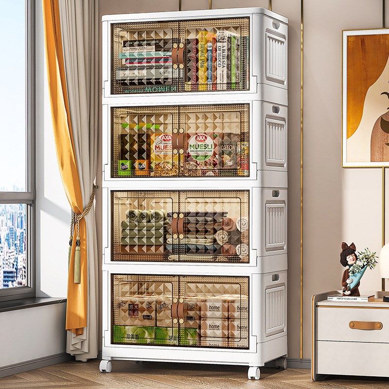 65宽度加厚款塑料杂物储物箱透明整理箱开门式车载折叠收纳箱,收纳整理,收纳箱,淘宝优惠券,粉丝福利购,淘宝优惠卷